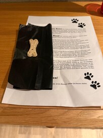 Es gab sogar eine kleine Aufmerksamkeit für den Hund