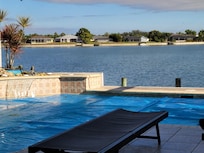 The view from the pool.