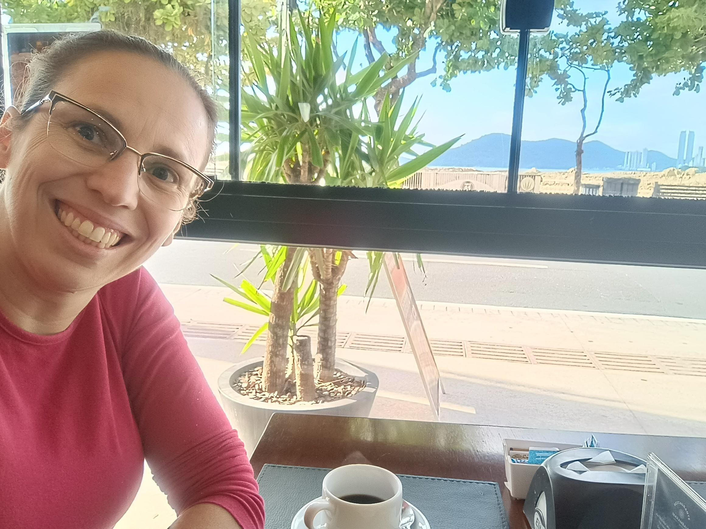 Café da manhã com essa vista maravilhosa 