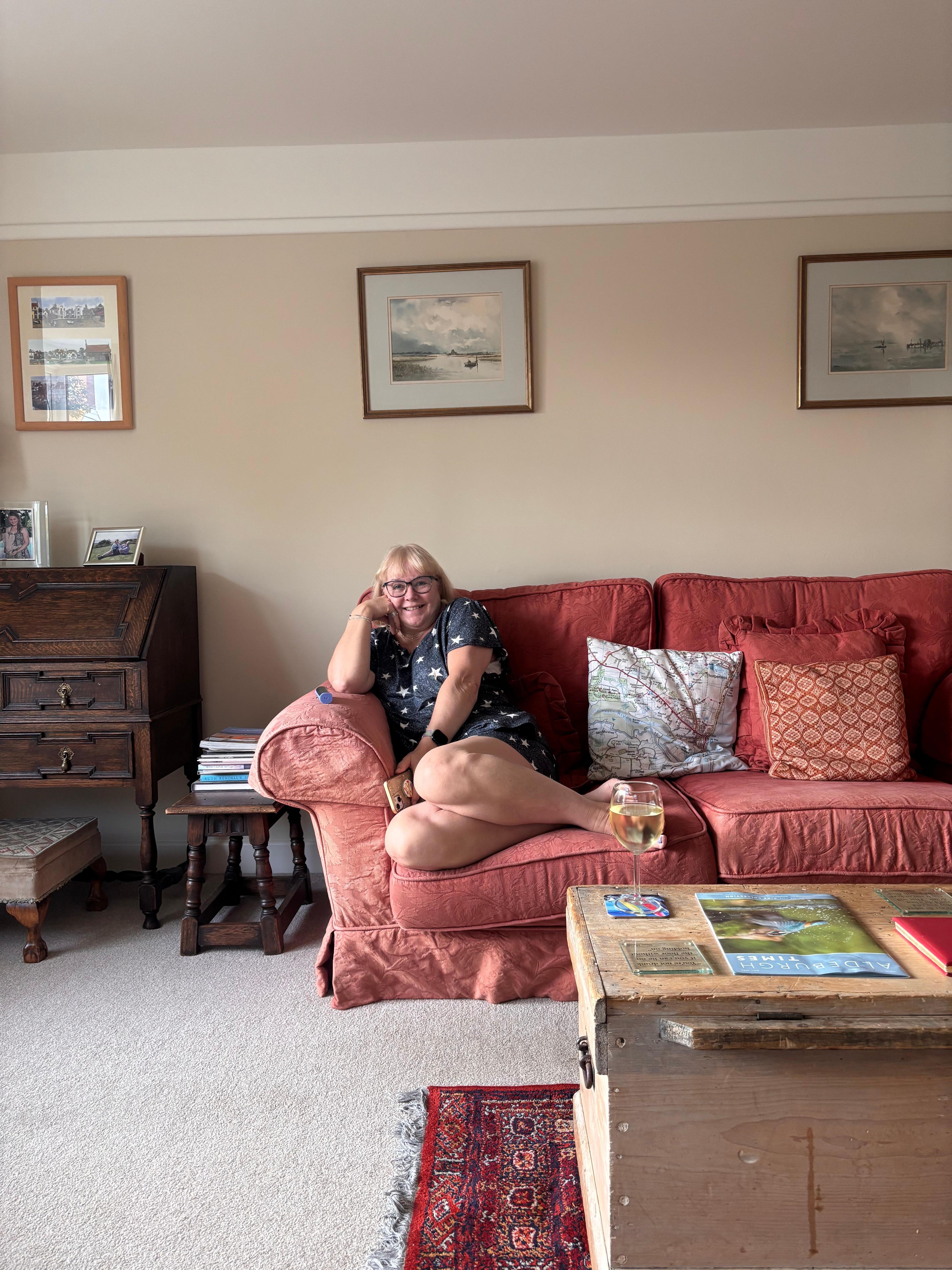 Comfy sofas in the lounge