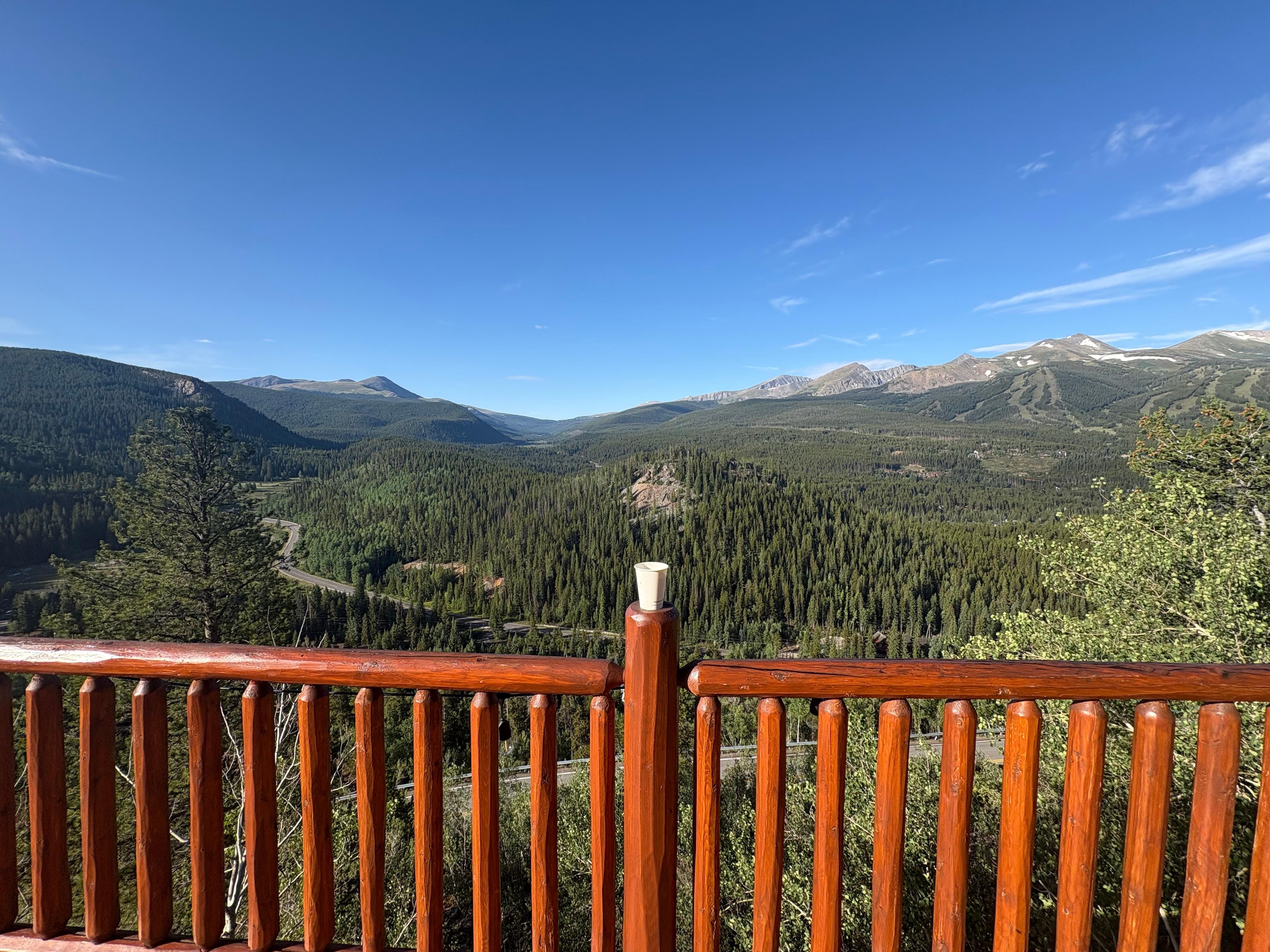 View from the deck!