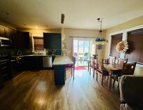 Spacious kitchen & dining area