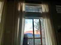 Sunrise from the bed