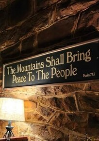 This was taken at The Stone House Restaurant & Inn (nearby).