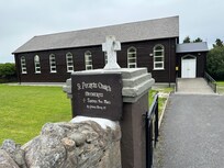 Nearby catholic church on the road down to dungloe doors always open and has a homy water font