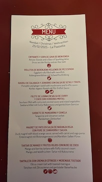 a la carte - Weihnachtsmenu