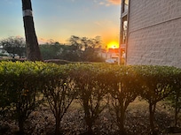 Sunset from the lanai.