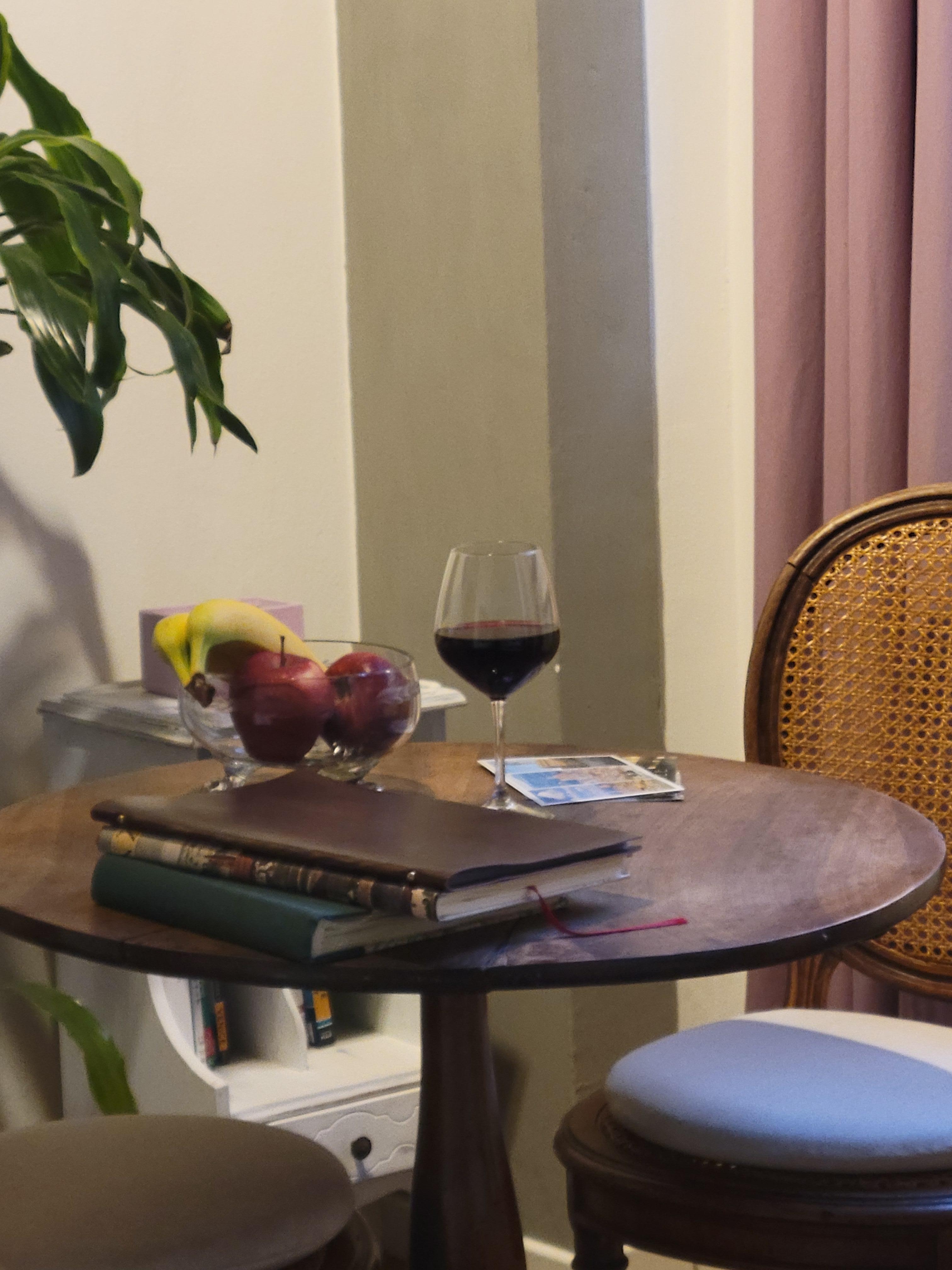 Enjoyed Chianti and wrote my postcards here