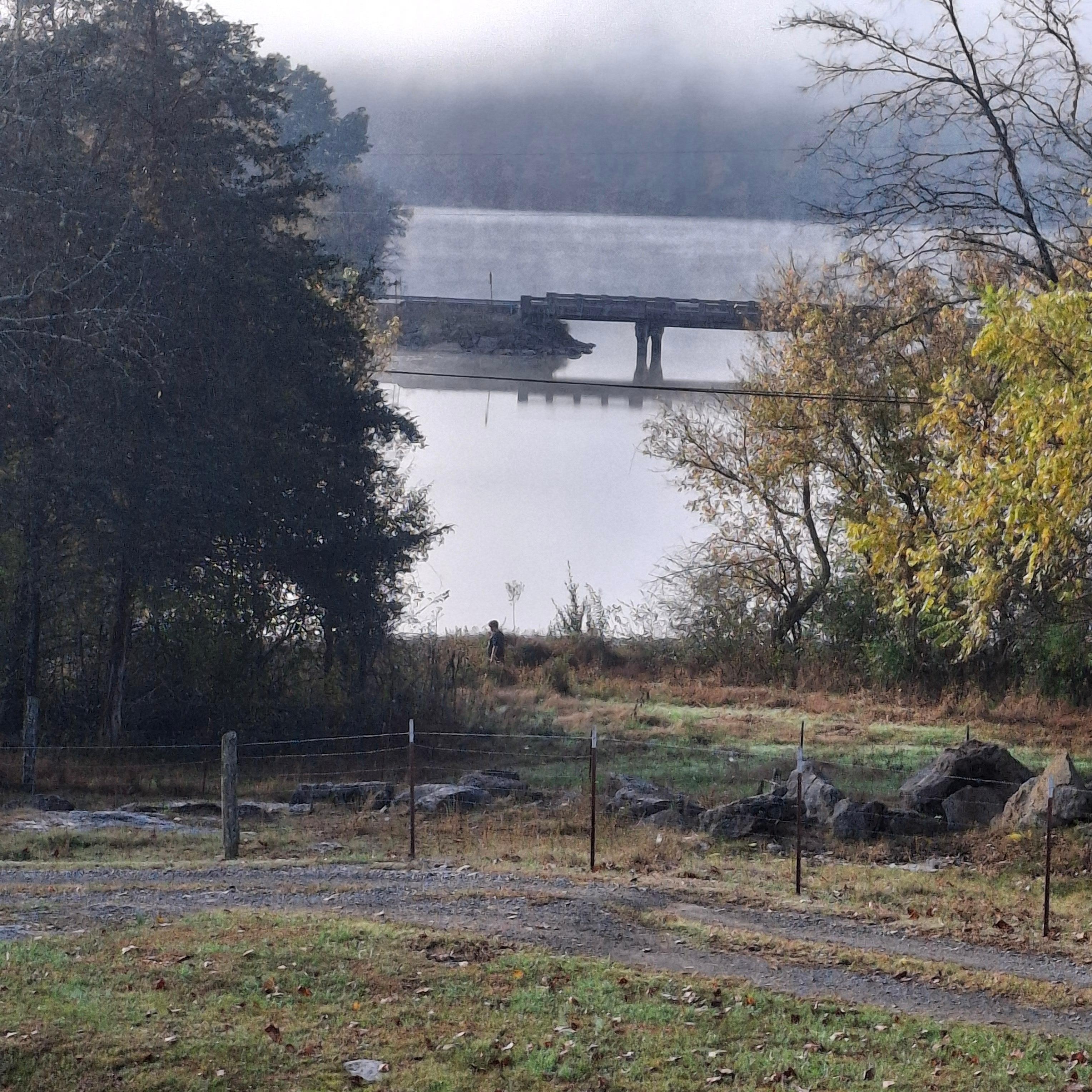 View from the rocking chair on the front porch