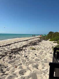 Beach view, no big crowds