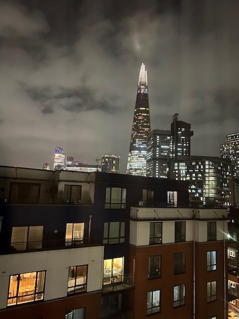 テムズ川方向の夜景