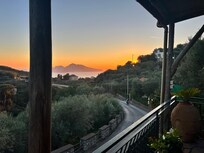 Balcony at sunset