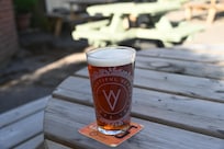 A nice pint of bitter after a day of walking