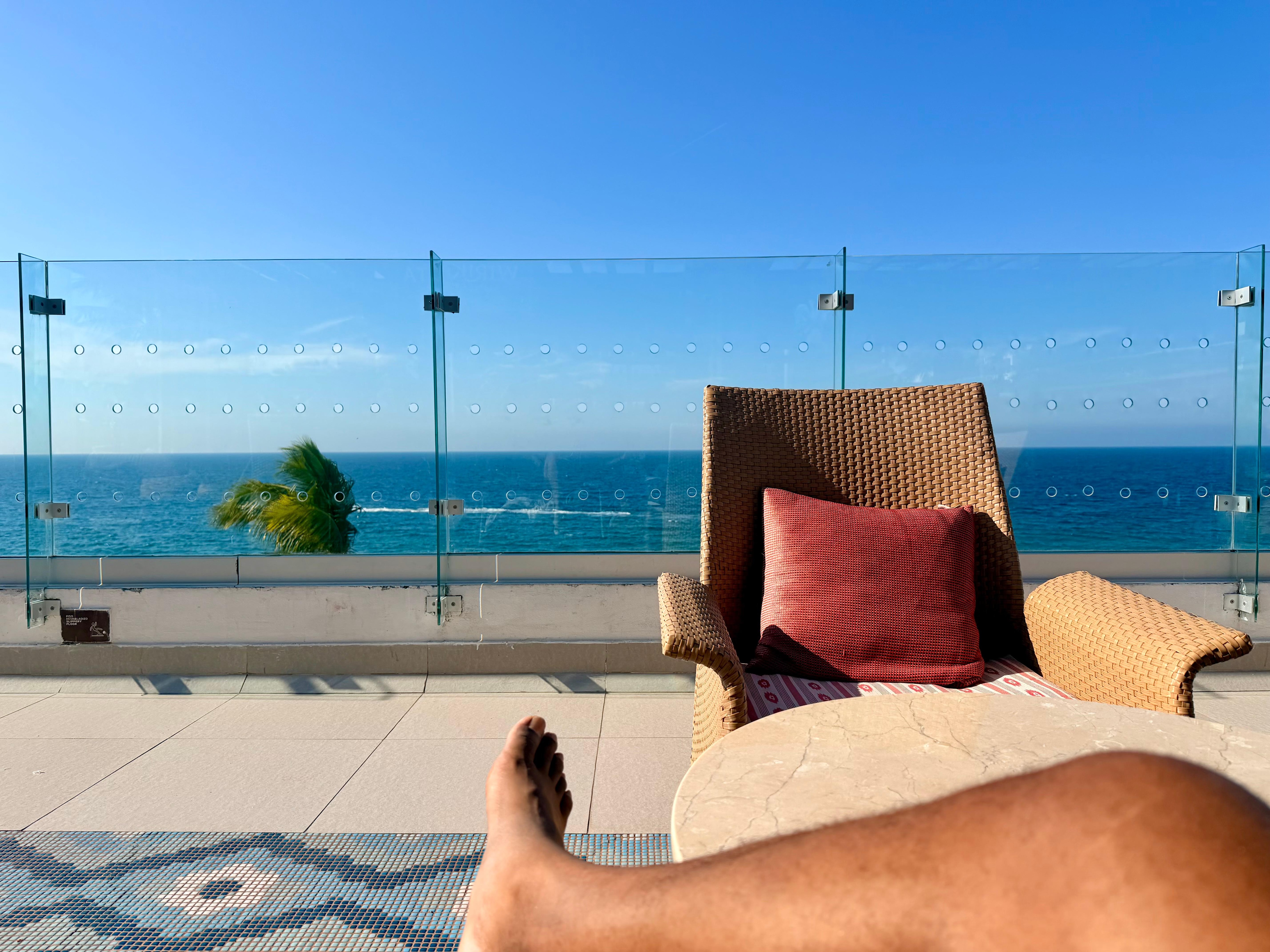 View from the overwatch area. 