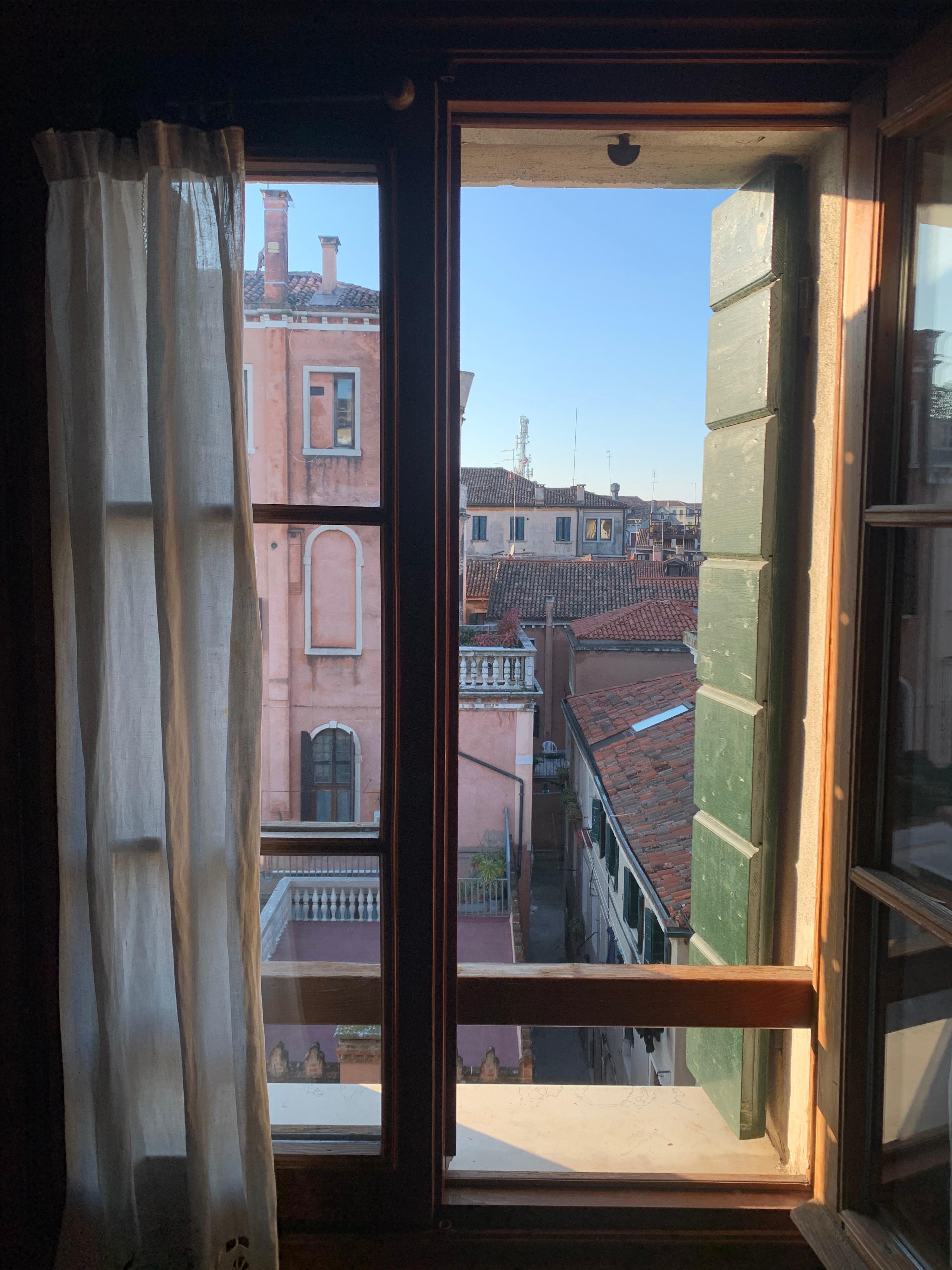 Morning view from the main bedroom!