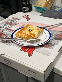 Pizza with my daughter