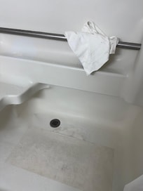 Found my bathroom like this, with a dirty towel.