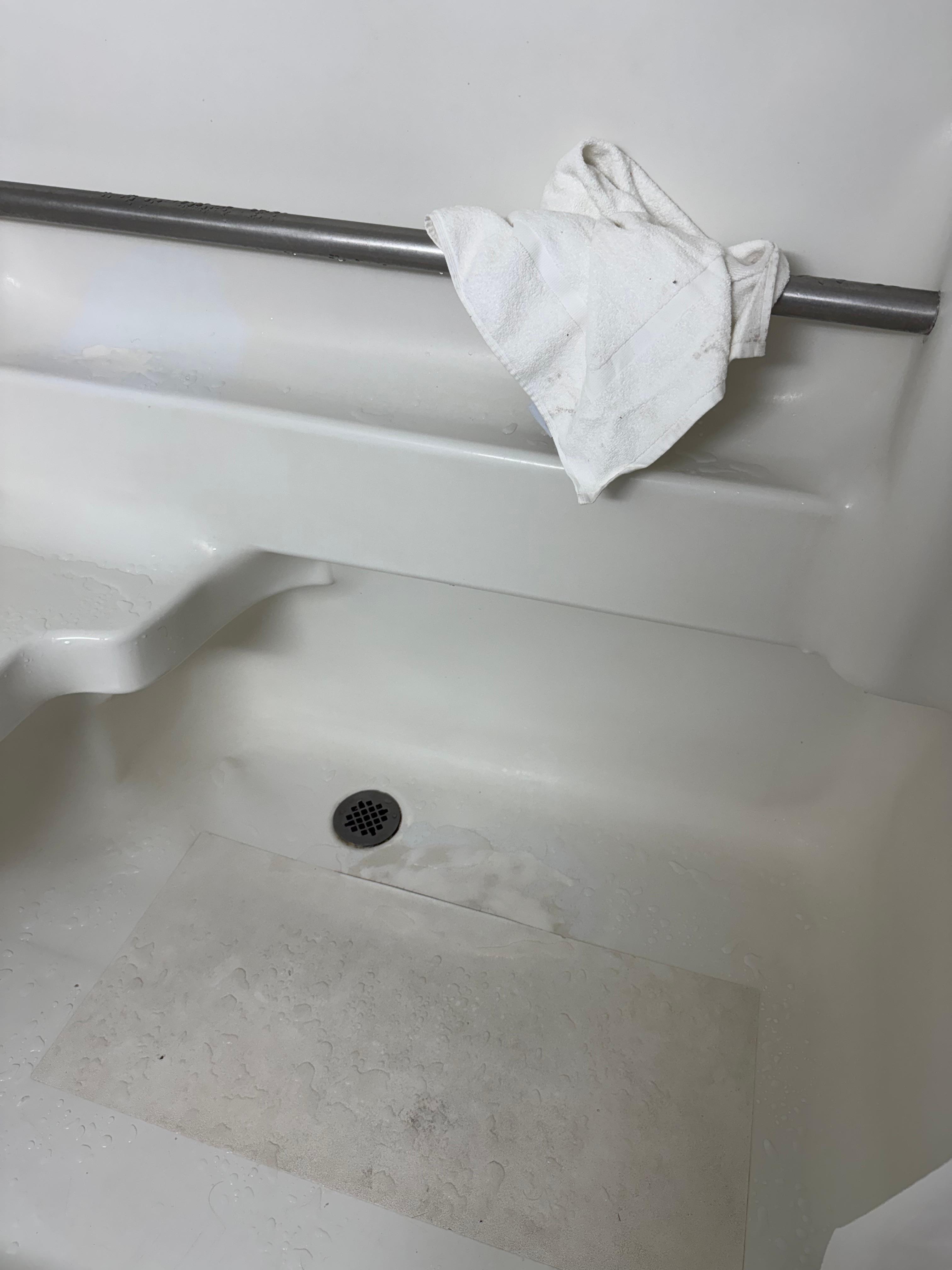 Found my bathroom like this, with a dirty towel.