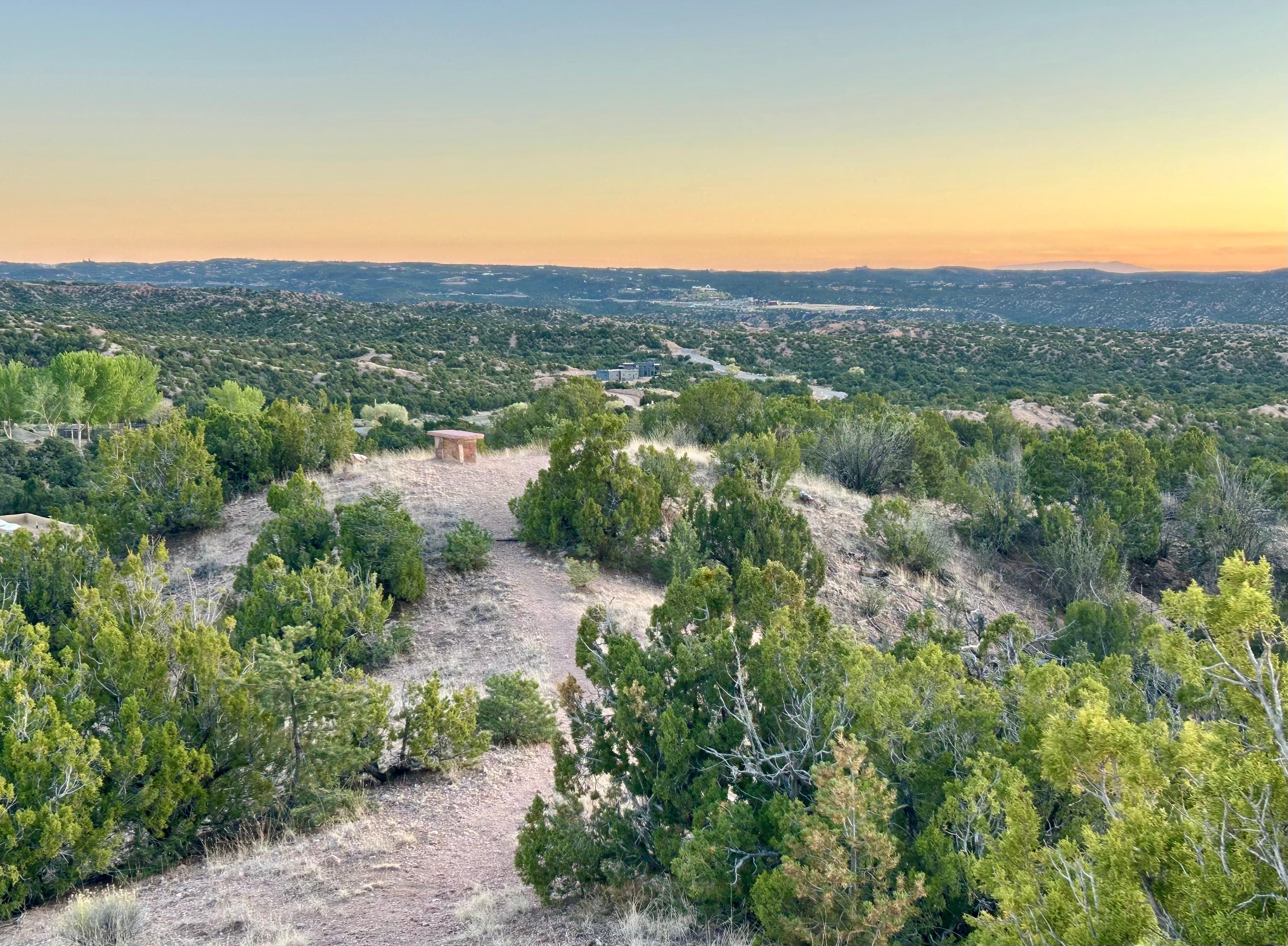 Our favorite bench for sunset.