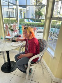 Teenager having “another” snack