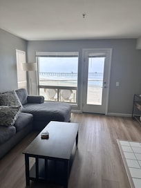 Incredible view of the water from the living area and master bedroom