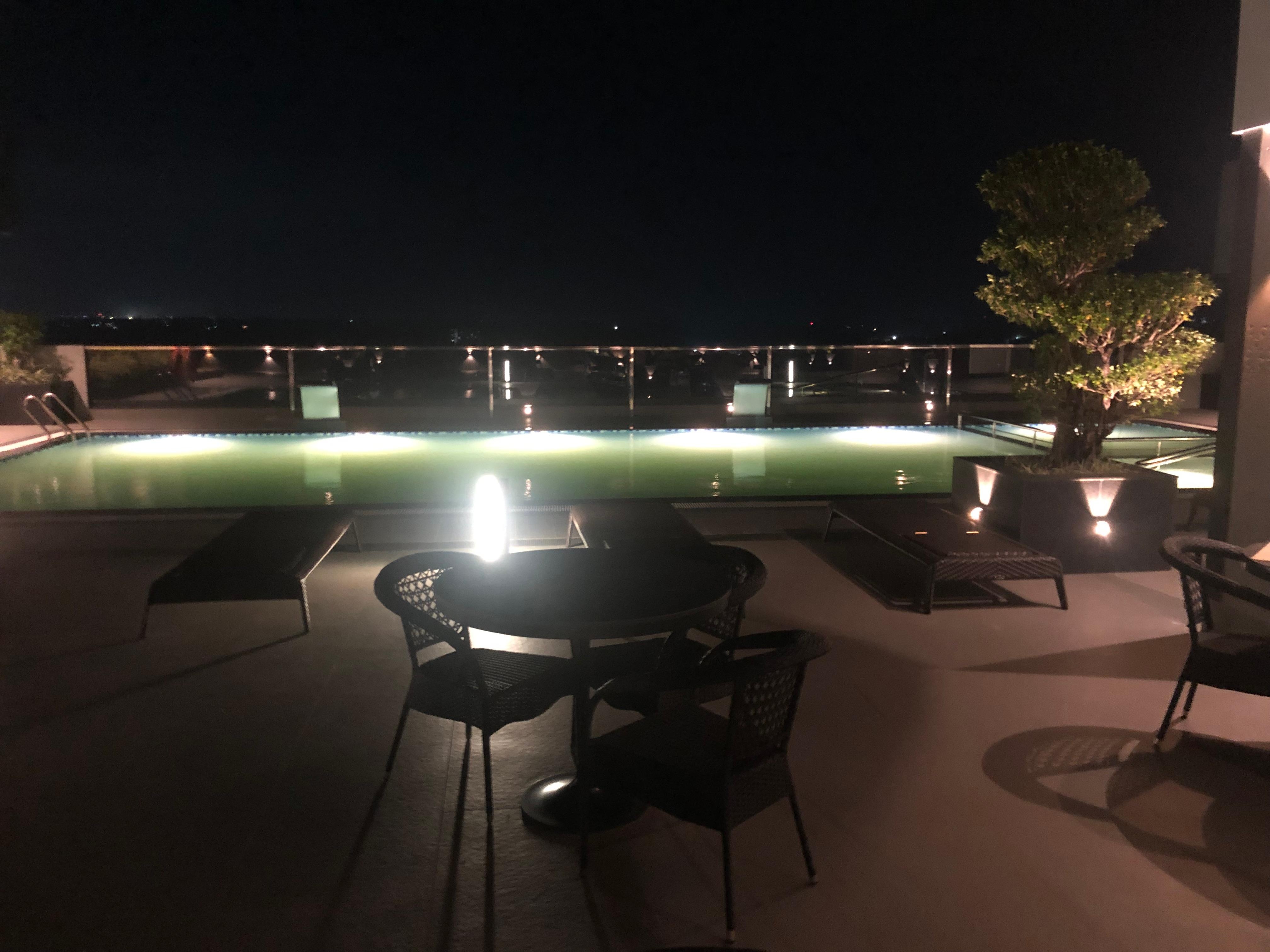 Roof top dining 