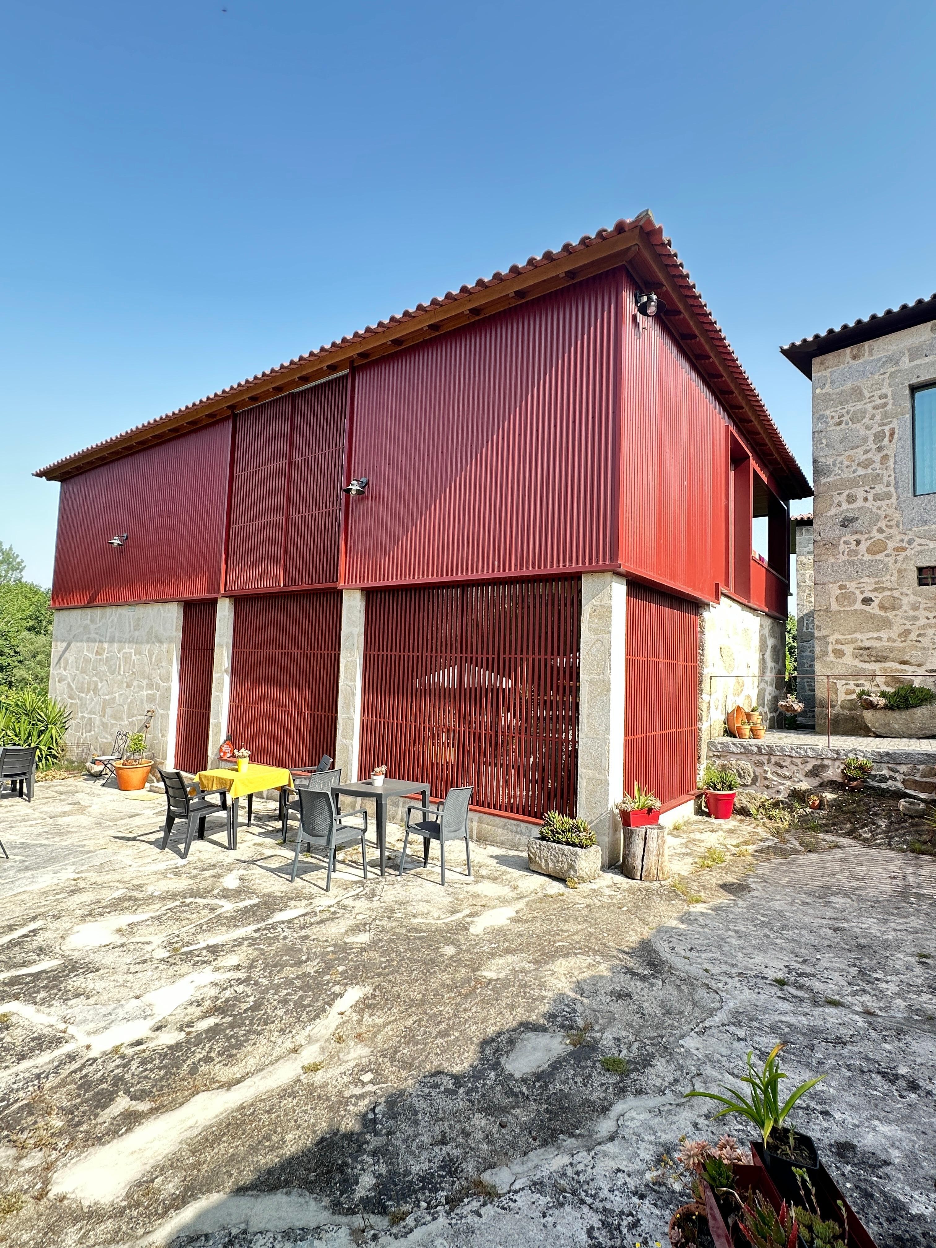 The accommodation converted from old barn