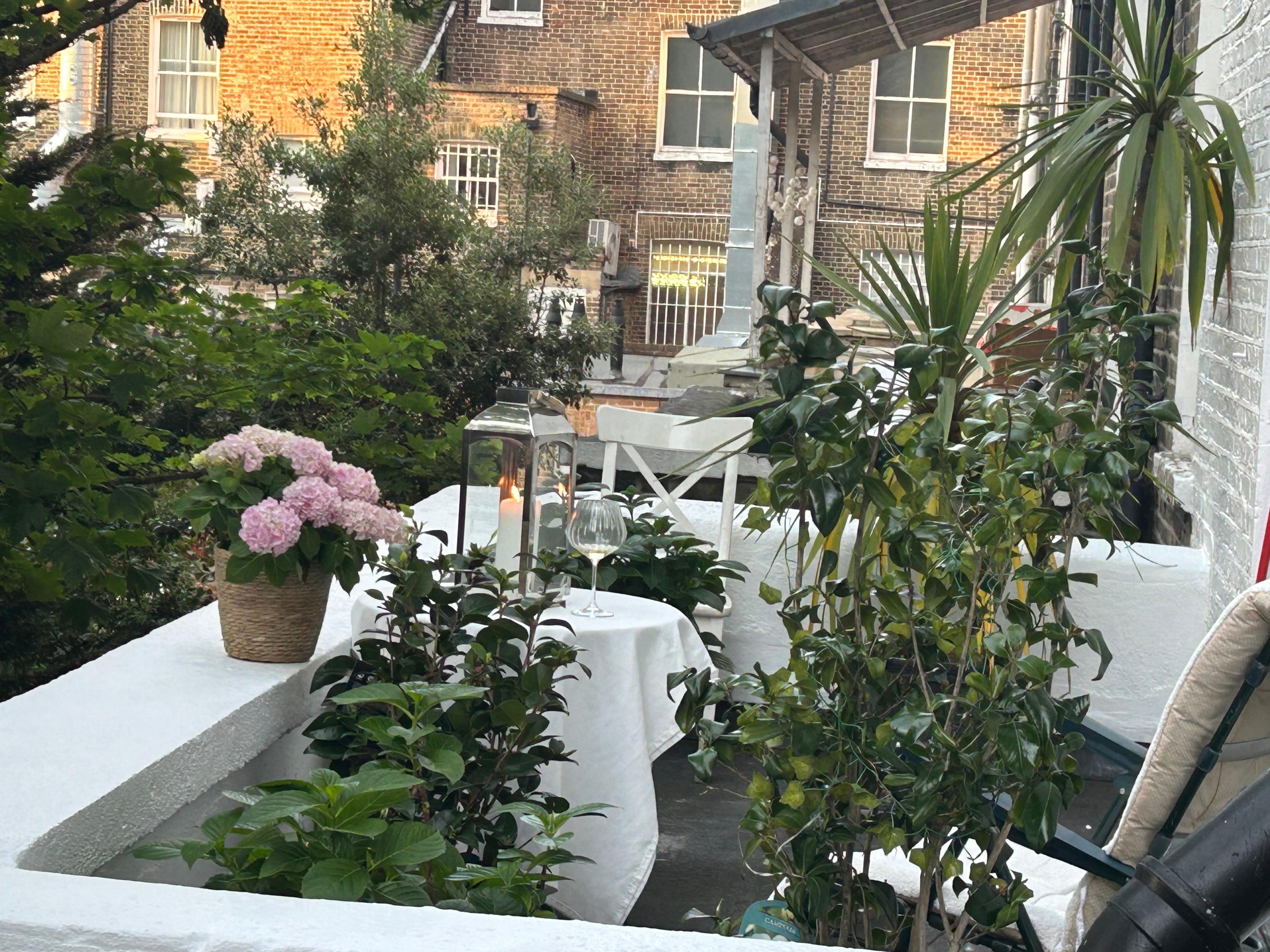 View from my rooms balcony where I enjoyed my tea