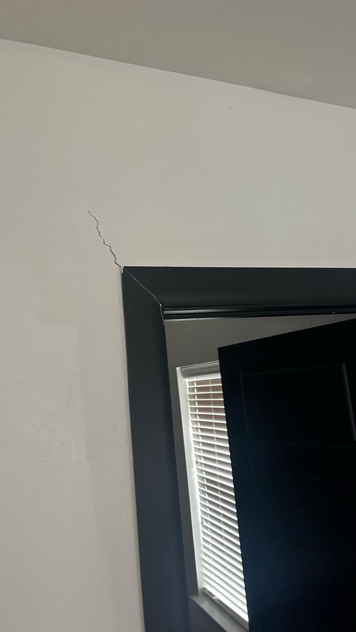 Cracks in walls and doors that won't shut.