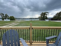 View from the new front deck.