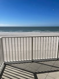 Balcony view was amazing! Sat and watched sunset every night