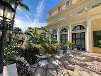 Hotel and gardens