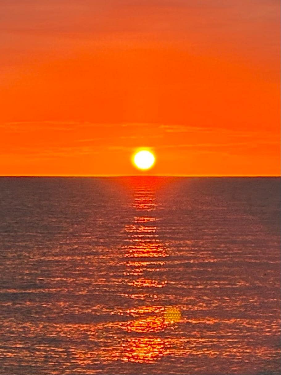 Every evening sunset 