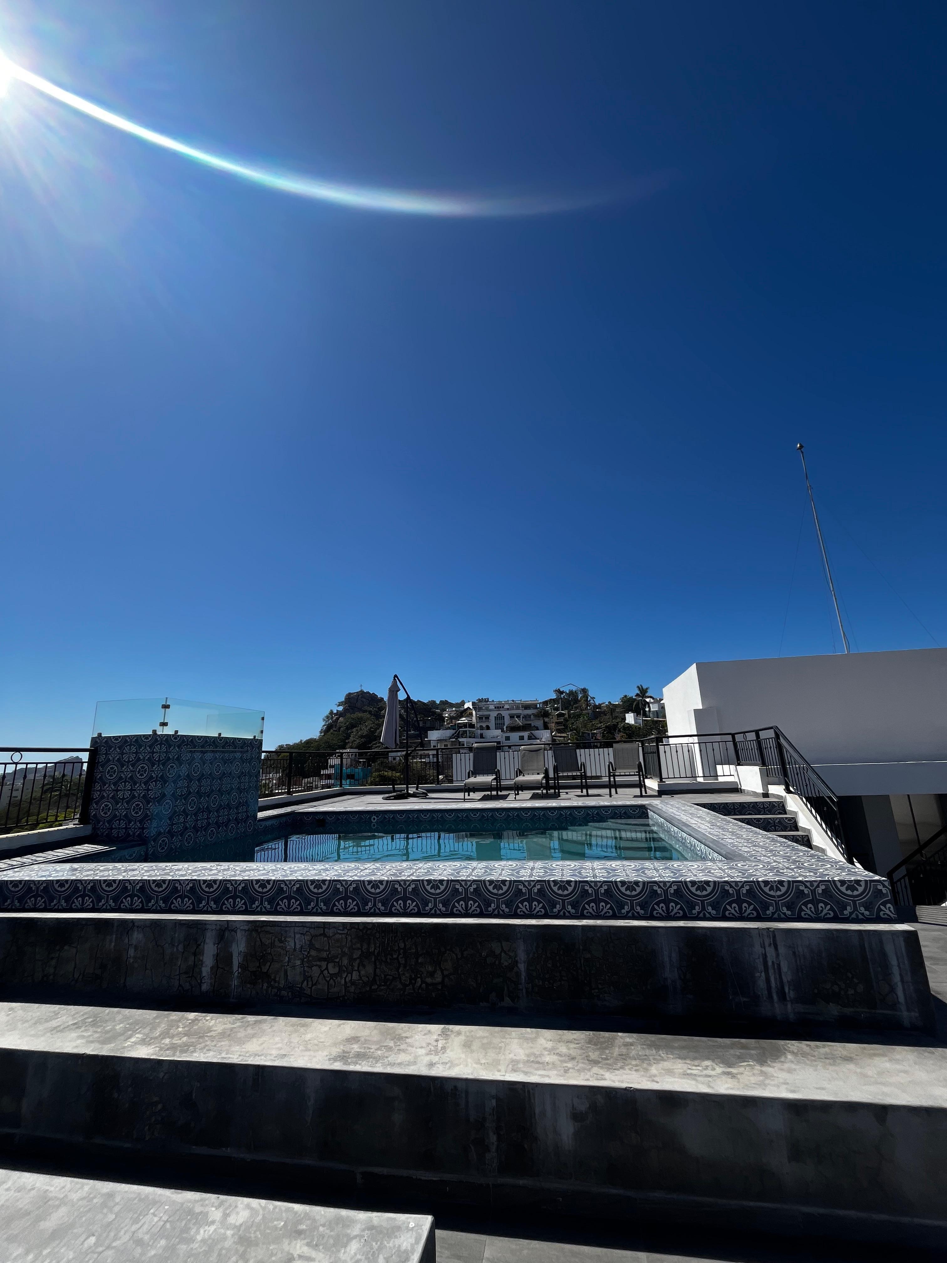 Rooftop pool