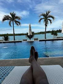 Enjoying the beautiful view