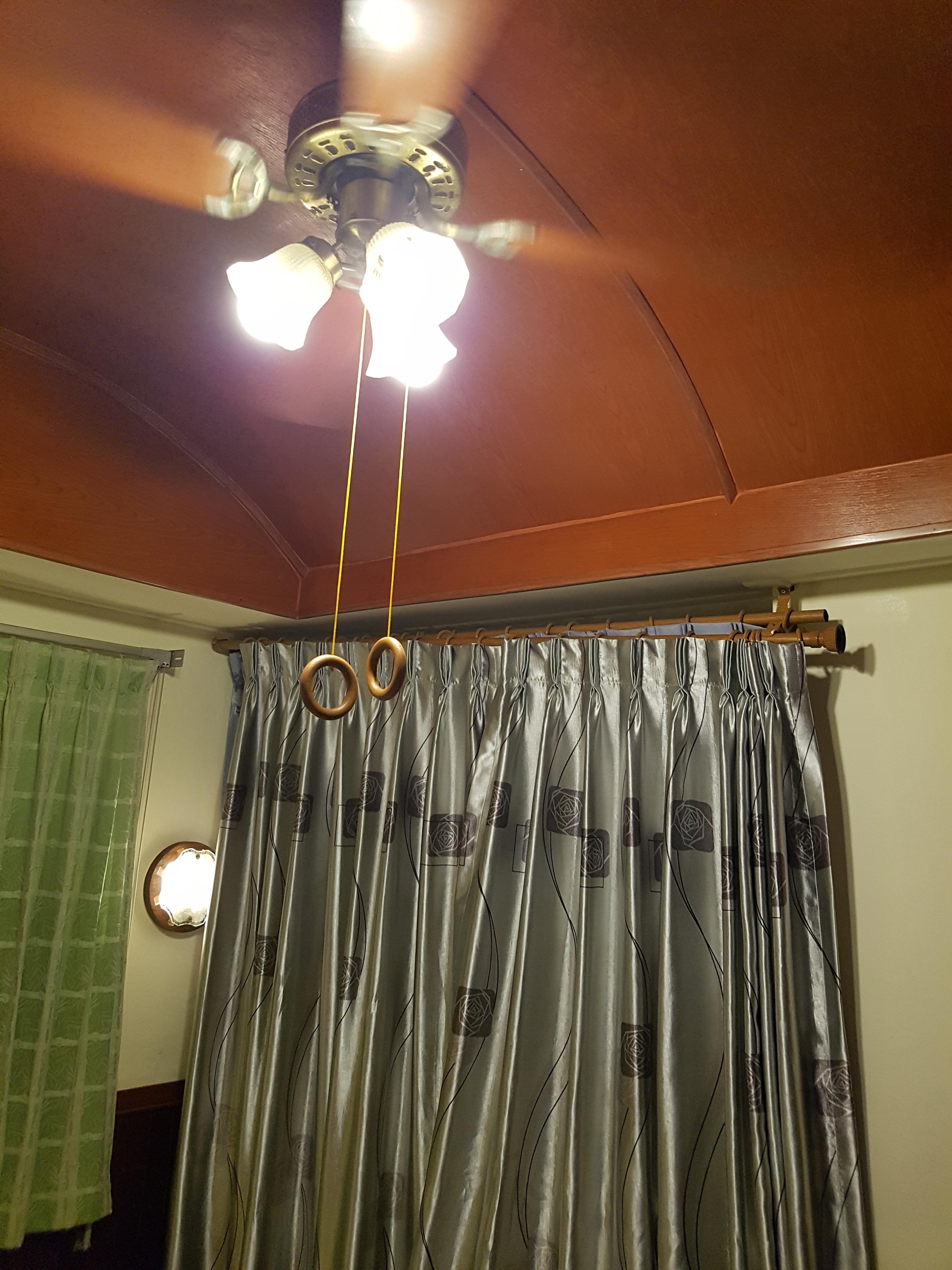 Dated ceiling fan with lights