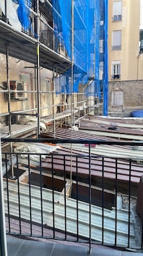 View from our balcony, which we didn’t use…