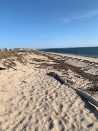 Beach a short walk away.