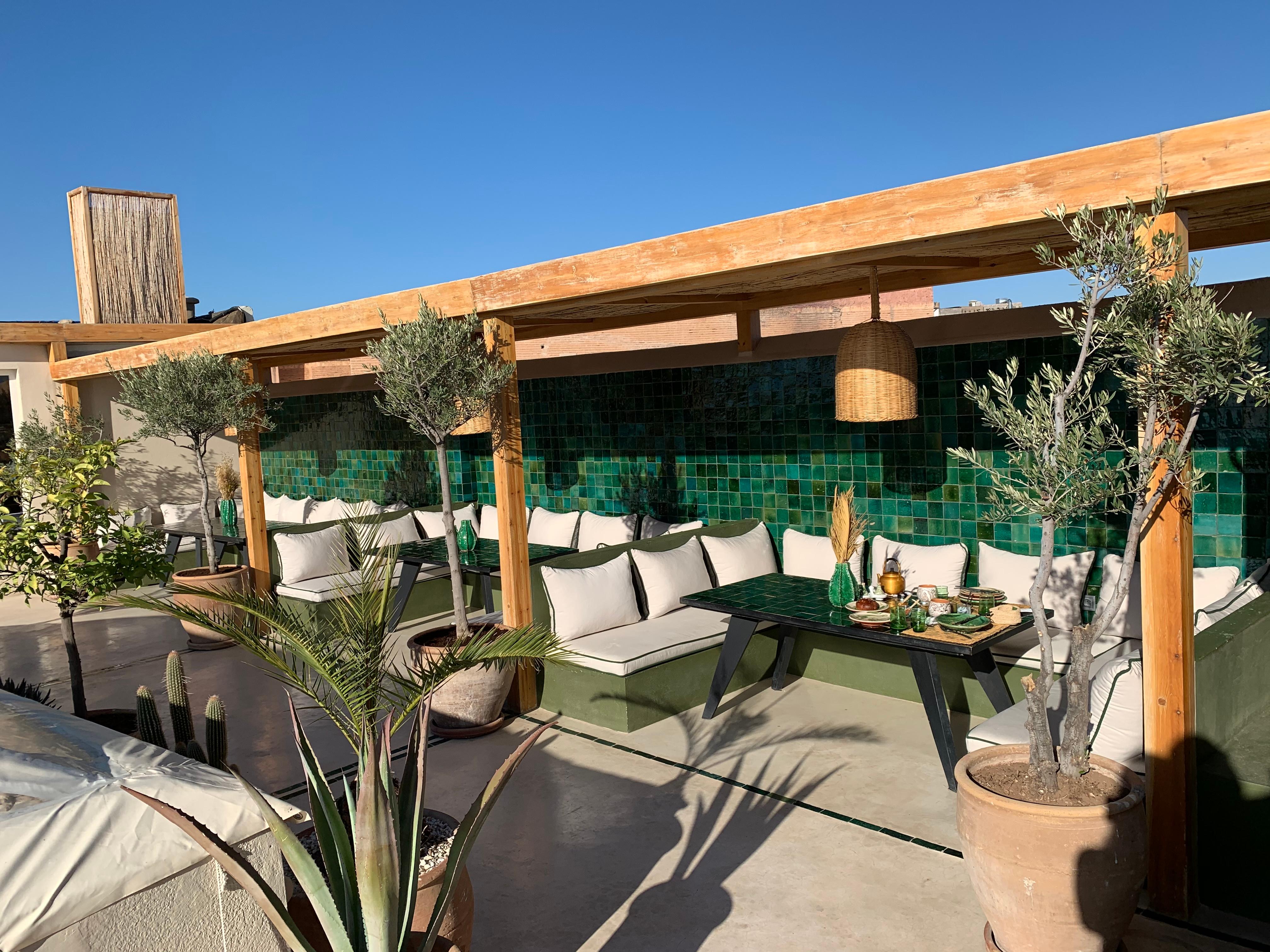 Terrasse sur le toit