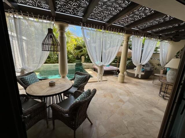 Our private balcony and pool