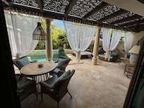 Our private balcony and pool