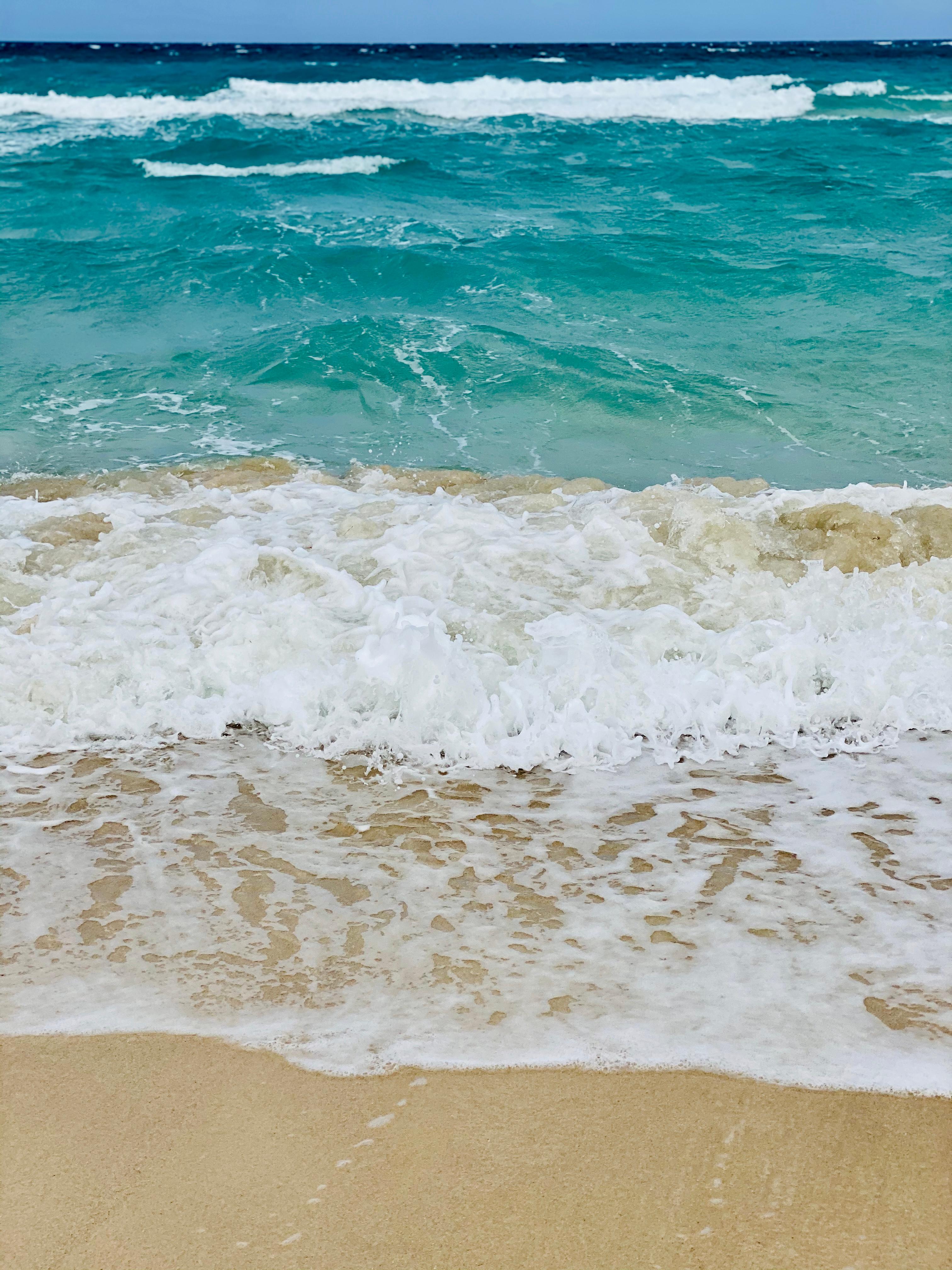 Beach across from the villa. 