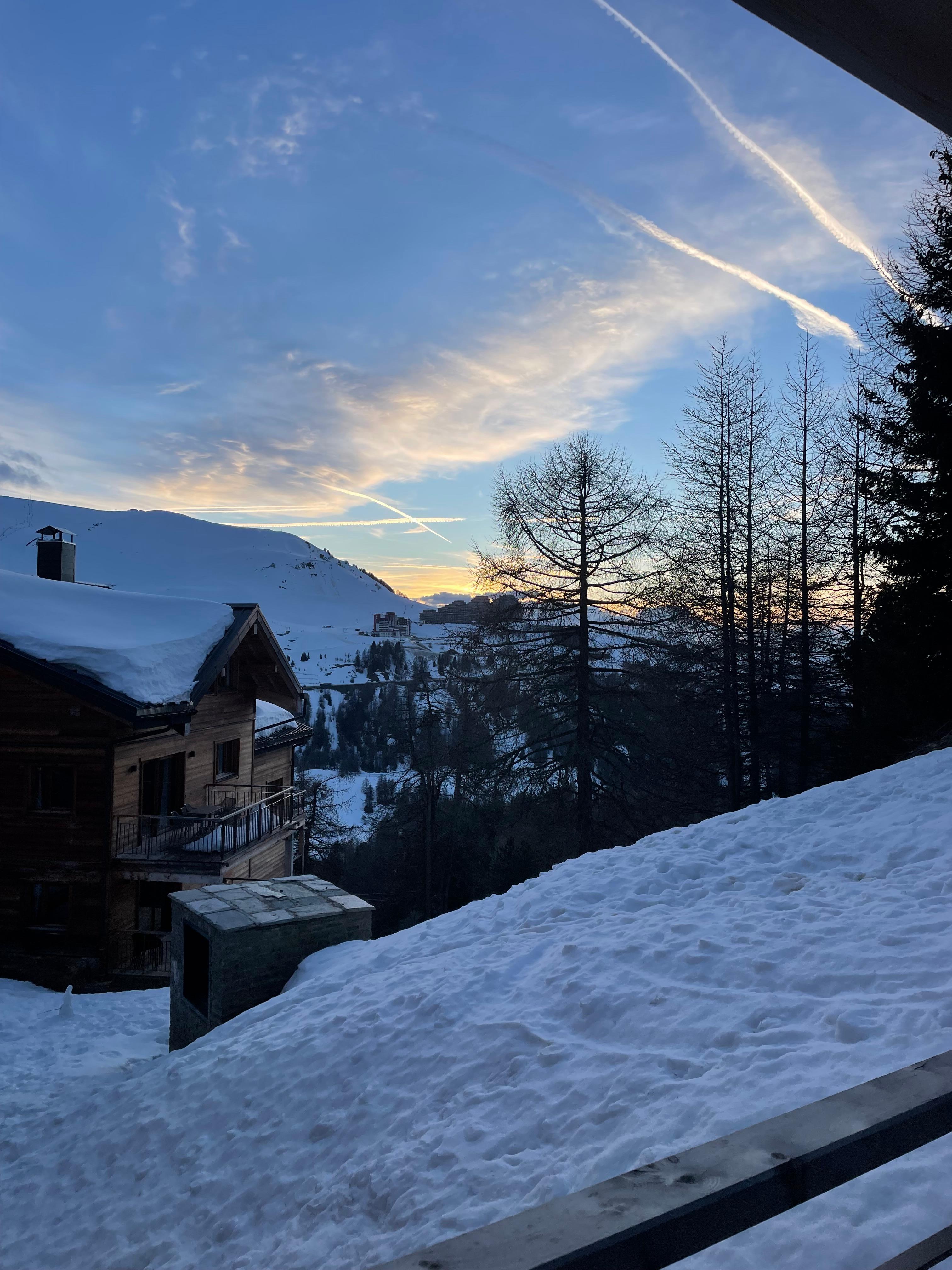 Balcony view from
emerald chalet 