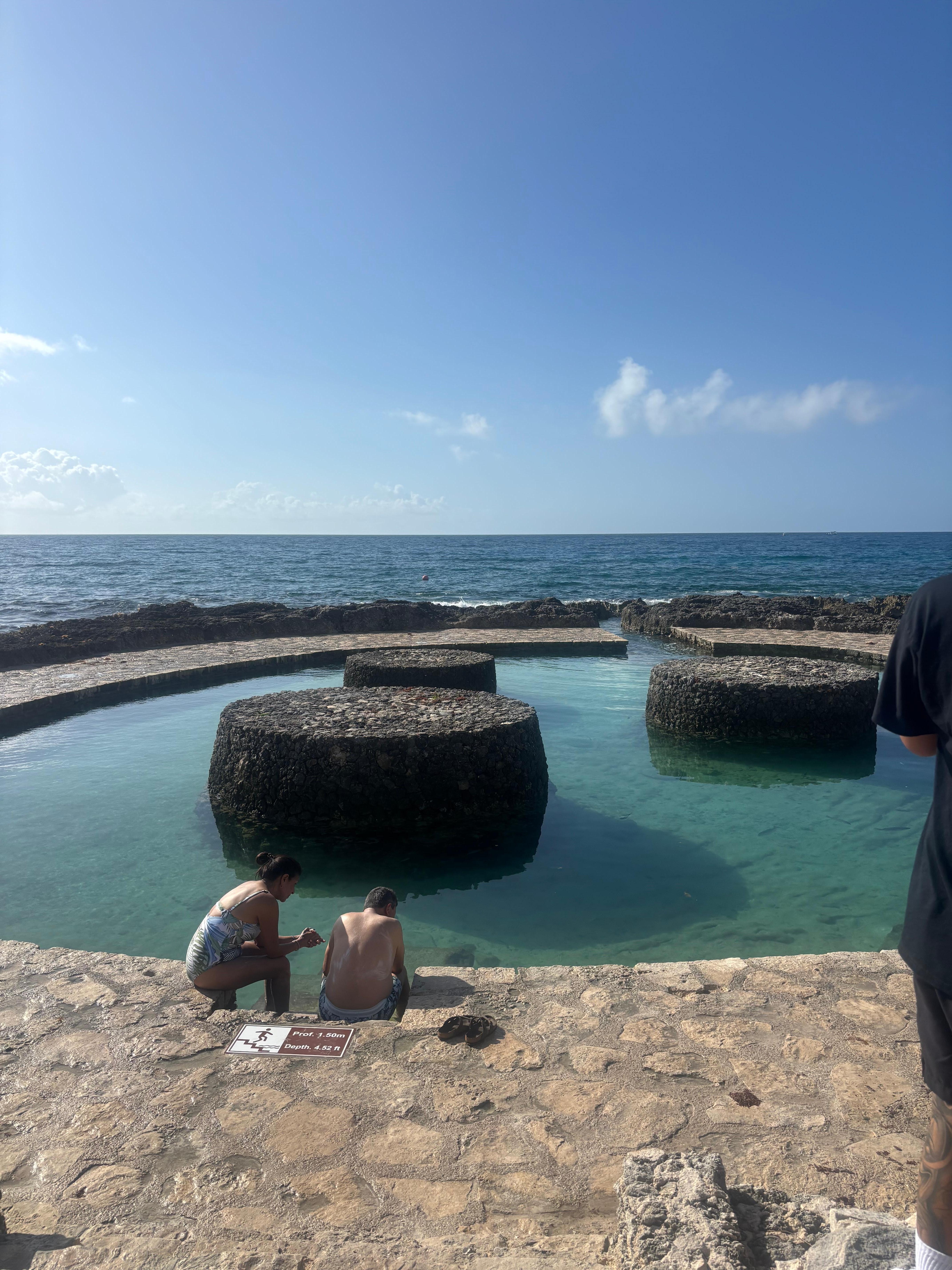 Adults only salt water pool