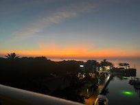 Beautiful sunrises every day from our balcony