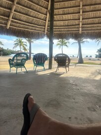 Plenty of shade and comfortable seating