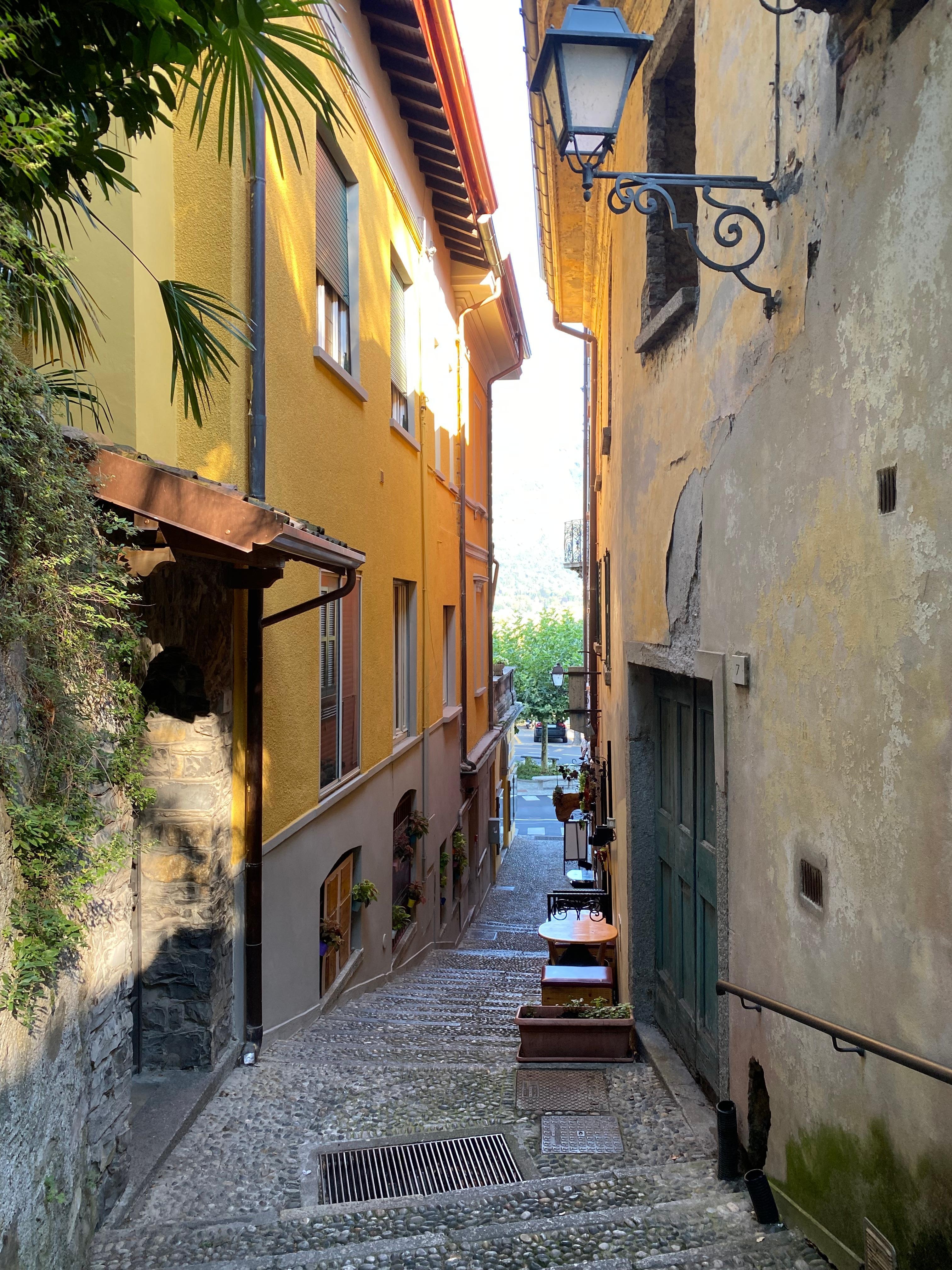 Street leading to apartment.