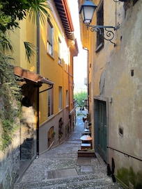Street leading to apartment.