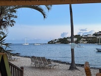 View from on property restaurant- steps from condo.