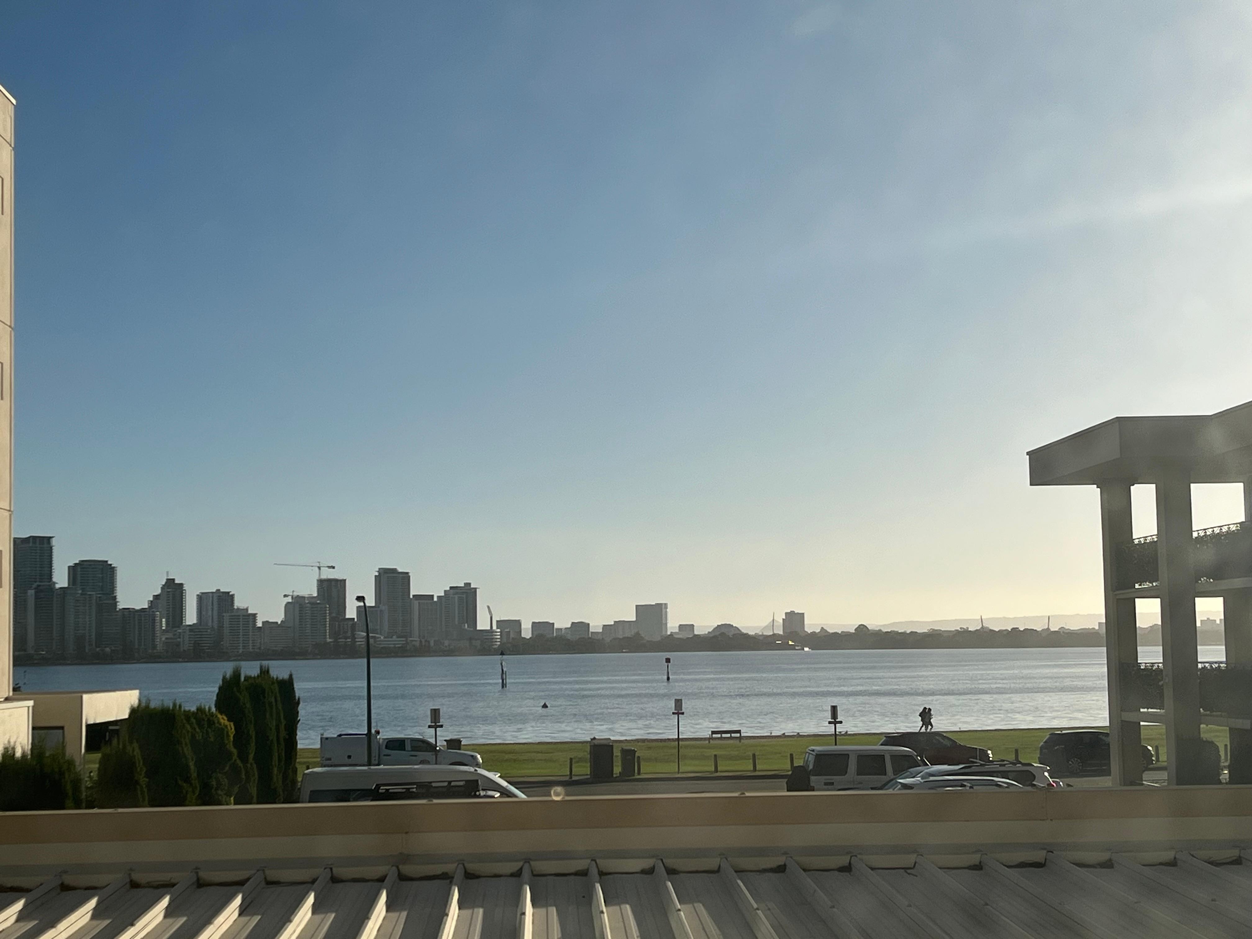 寝室からの景色